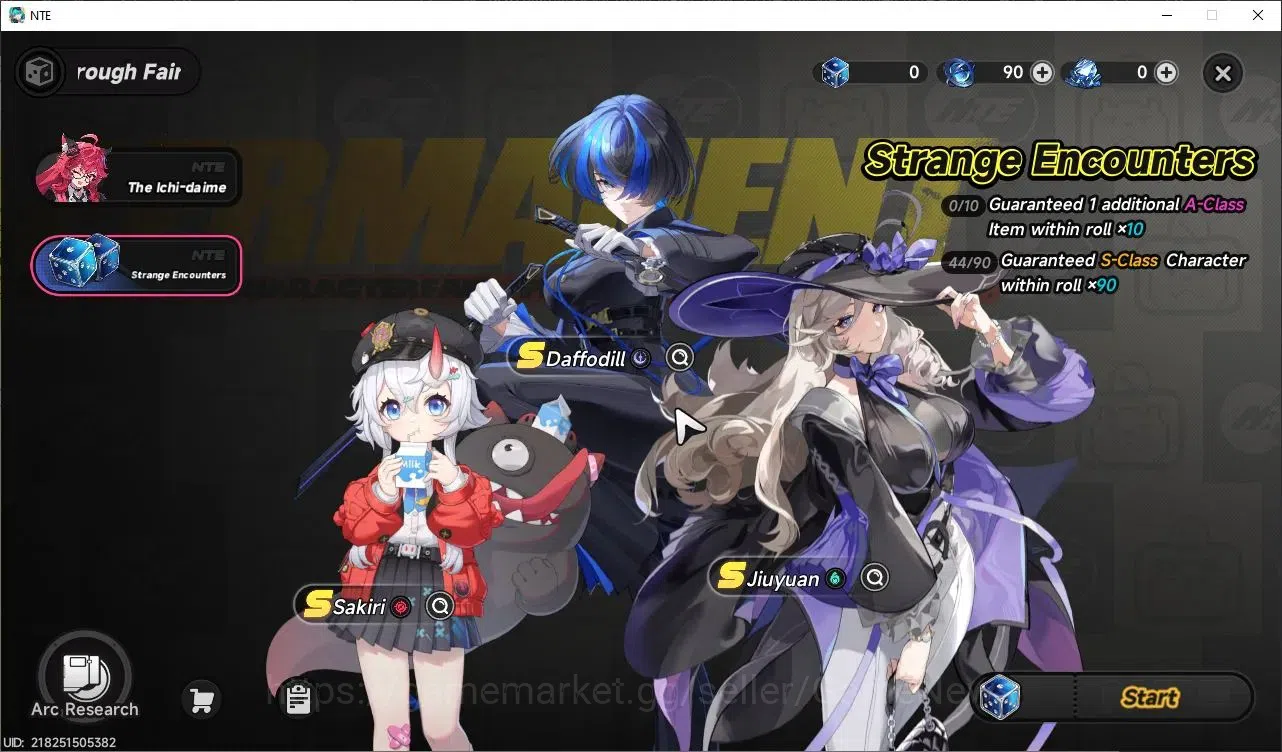 Neverness to Everness Accounts GLOBAL EU|HL 3|4 SSR Limited Nanally, Daffodill, S image 8