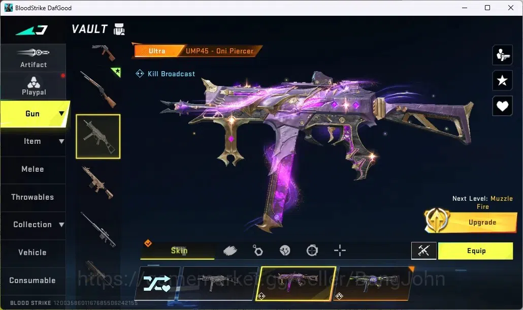 Blood Strike Accounts ASIA |1 Evo M1887-Destroyer|20 Upgrade Point(M1887 image 12