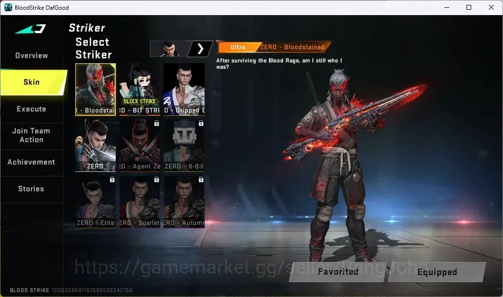 Blood Strike Accounts ASIA |1 Evo M1887-Destroyer|20 Upgrade Point(M1887 image 17