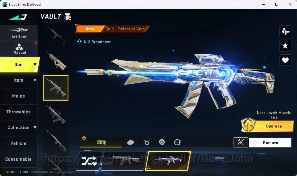 Blood Strike Accounts ASIA |1 Evo M1887-Destroyer|20 Upgrade Point(M1887 image 8