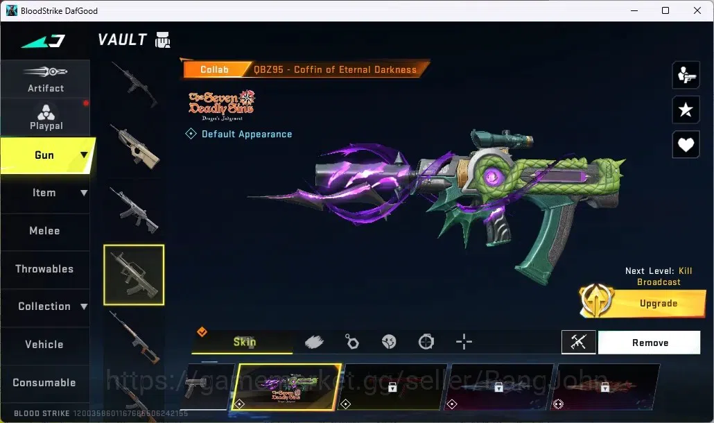 Blood Strike Accounts ASIA |1 Evo M1887-Destroyer|20 Upgrade Point(M1887 image 9