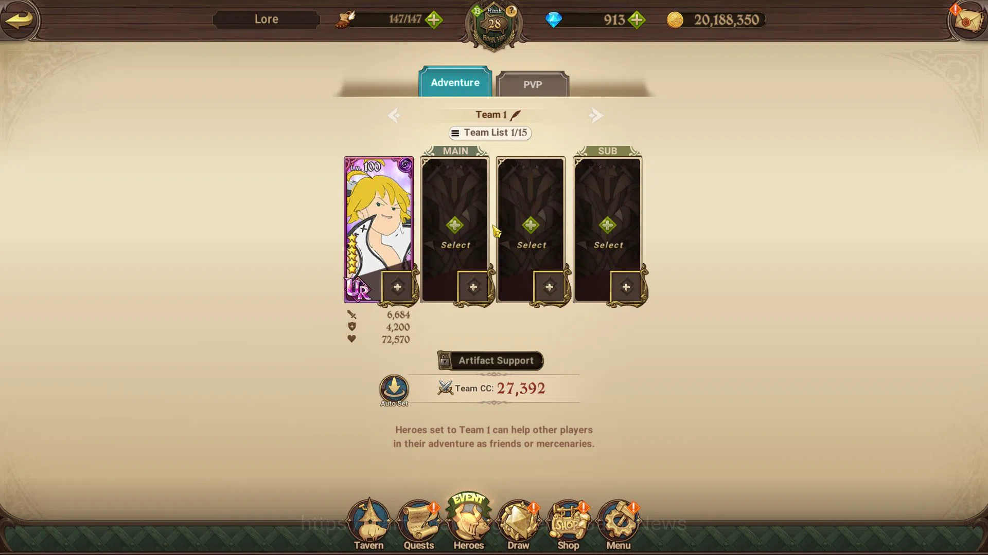 The Seven Deadly Sins: Grand Cross Accounts Asia|793K CC|Starter Ch4|913 DM|2 UR| Merlin&Escan image 5