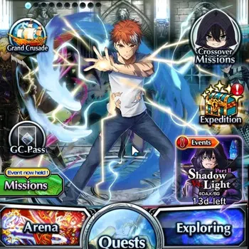 Grand Summoners Accounts End-Game Global|Rank 113|1 SP.Art (Garou) 16 Ascend 14 TW| (H Inumata,S Emiya,Beta,Chloe Etc)+TW