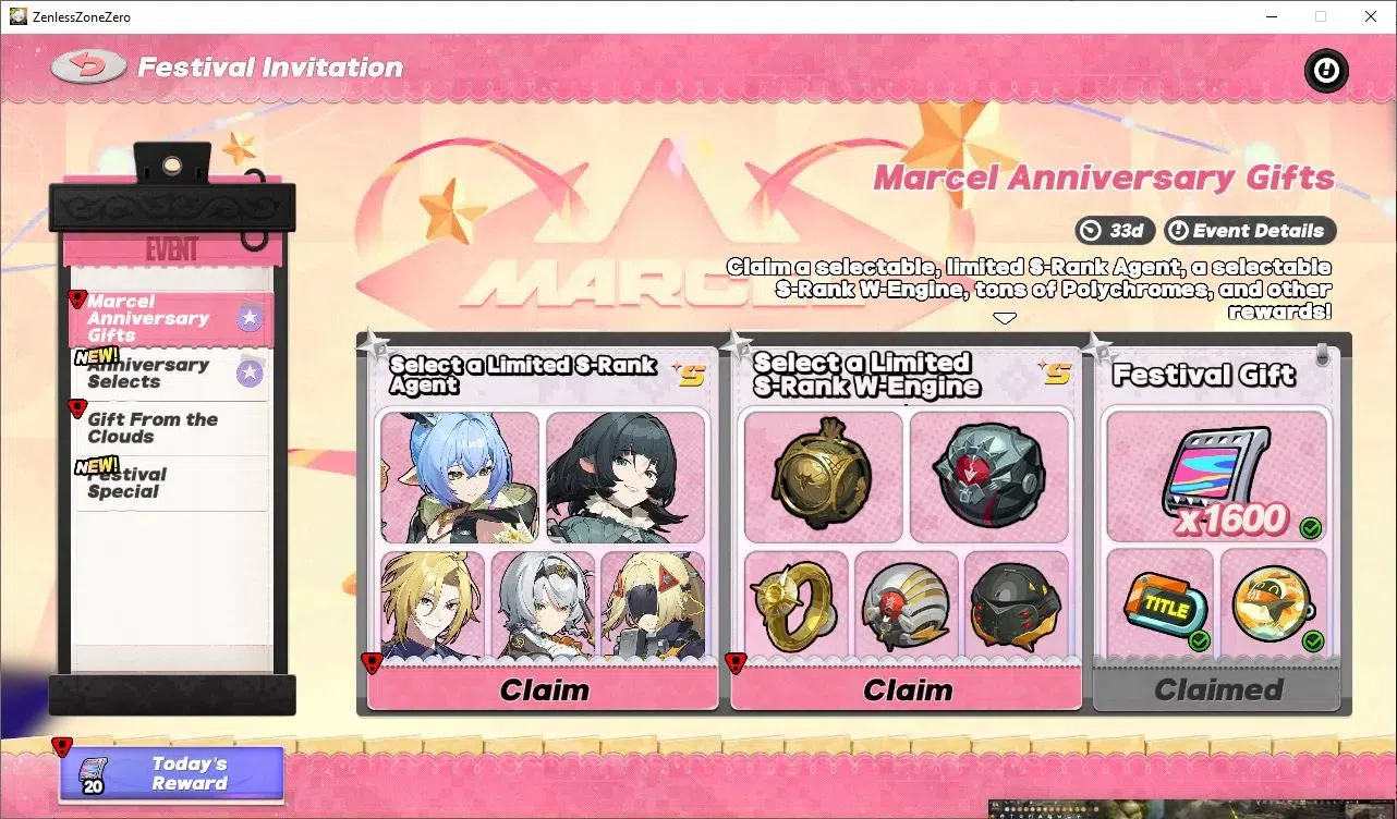 Zenless Zone Zero Accounts Starter ASIA Starter|IK 7 | Selectable Limited S-Rank Agent (Remielle)+Arank Char STD 1