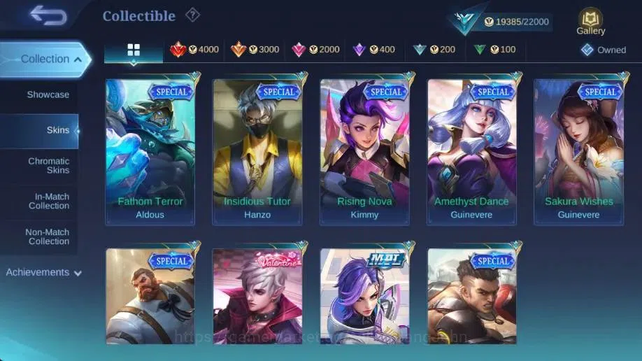 Mobile Legends: Bang Bang Accounts Global|Hero 81|Skin 106|Seasoned|SpongeBob|Valenti image 13