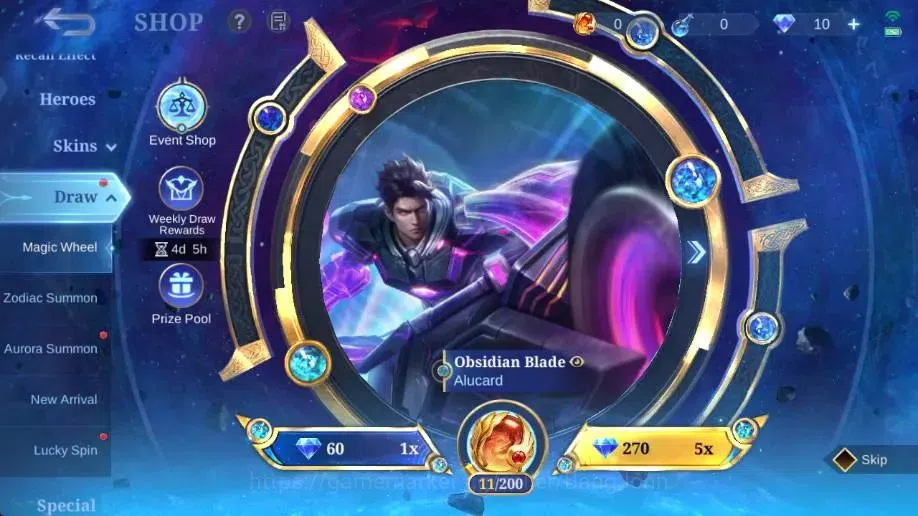 Mobile Legends: Bang Bang Accounts Global|Hero 81|Skin 106|Seasoned|SpongeBob|Valenti image 16