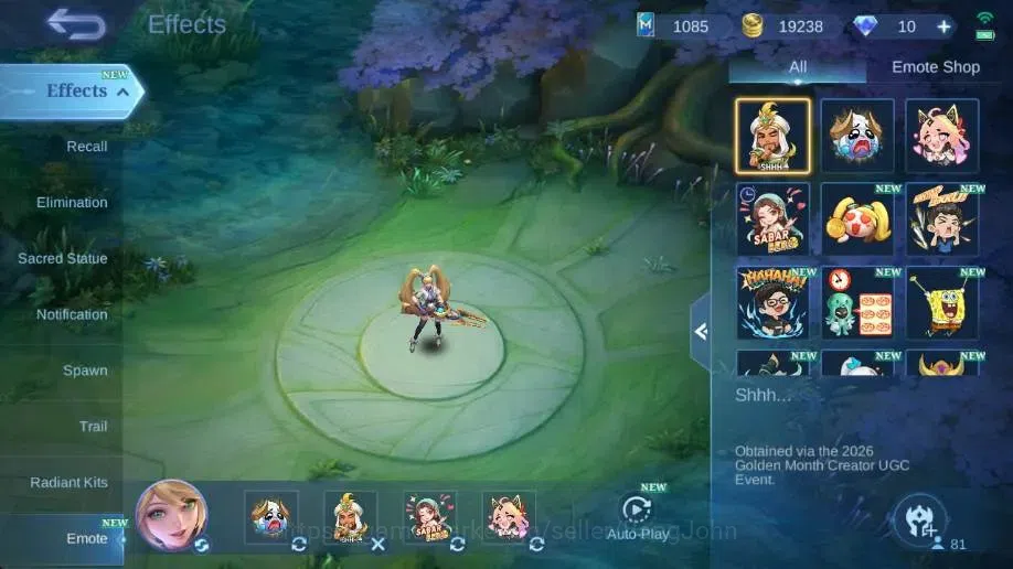 Mobile Legends: Bang Bang Accounts Global|Hero 81|Skin 106|Seasoned|SpongeBob|Valenti image 7