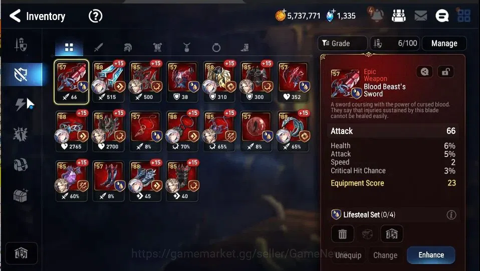 Epic Seven Accounts GLOBAL Unverif|NewEra|2 ML(Rhianna&Luciella,SB Ara image 16