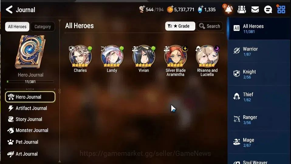 Epic Seven Accounts GLOBAL Unverif|NewEra|2 ML(Rhianna&Luciella,SB Ara image 5