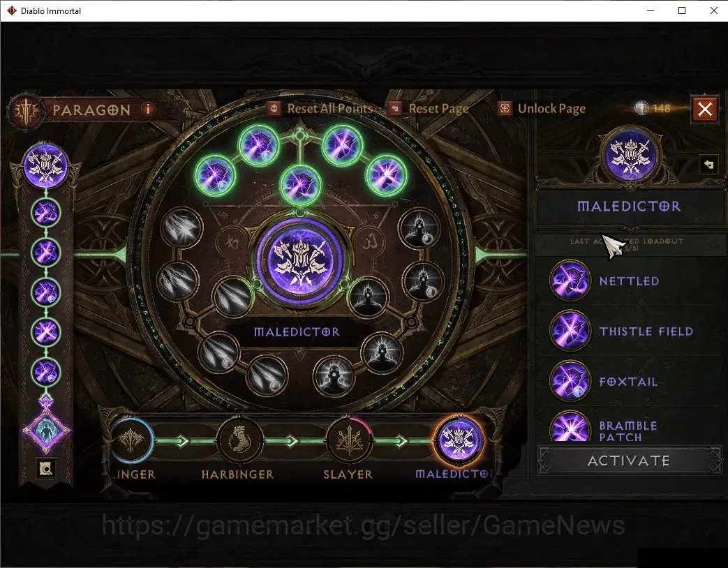 Diablo Immortal Accounts SEA=Verathiel|CS ON|Lv60(640)|Tempest|CR 39k|Reso image 11