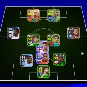 eFootball Accounts Legends & Iconic Players Android|Big Tme Erling Haaland Jul'26|Epic Adriano,Rui Costa|Show Tiime Lionel