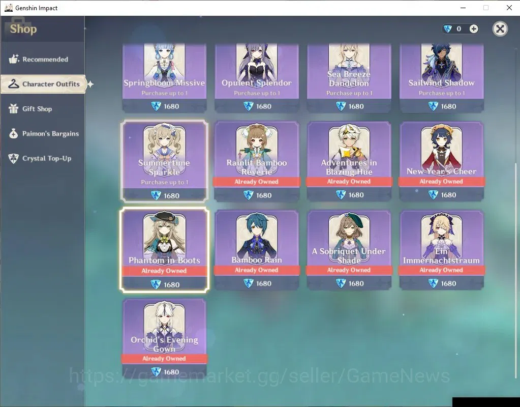 Genshin Impact Accounts Asia|AR60|2 PremTeam|18Limited+11(*5WEP)|HuTaoC1+S image 20