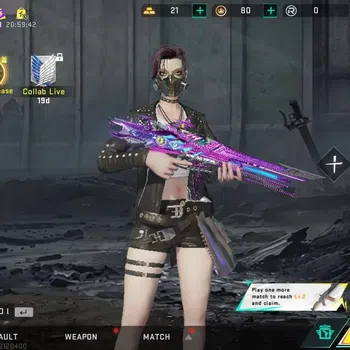 Blood Strike Accounts Collab Skin ASIA|ETERNAL M4A1-Blight's Embrace Lv3|Collab AOT Emote|Legendary NOVA-Rebel Vogue