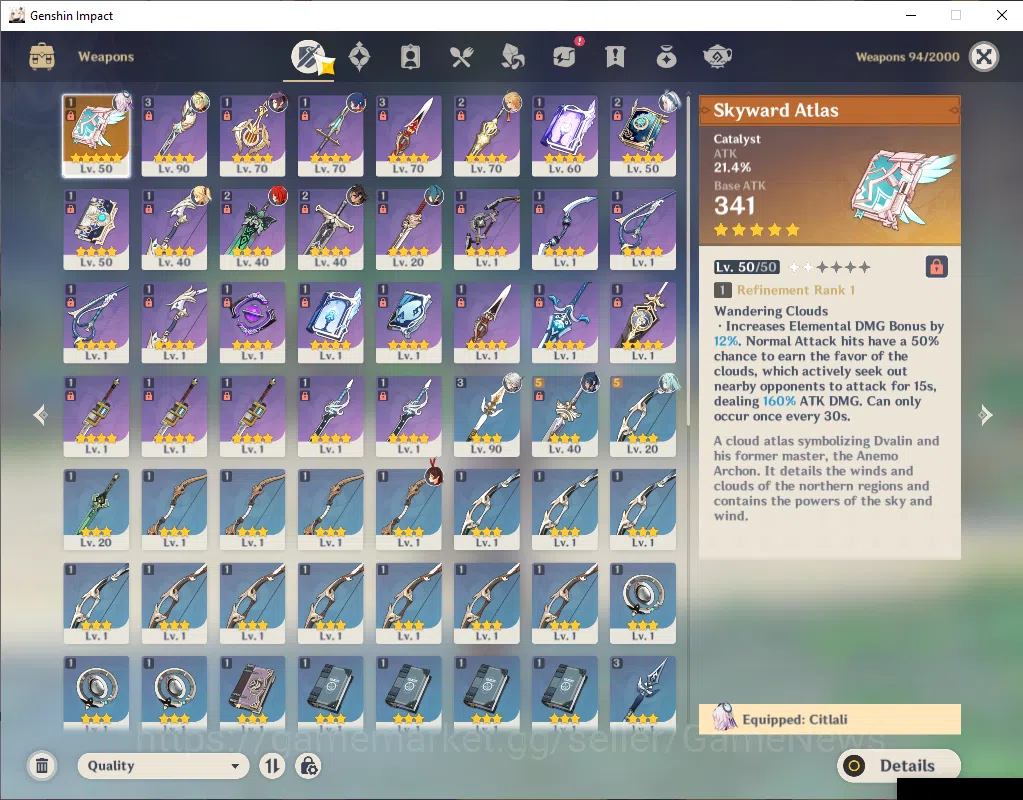 Genshin Impact Accounts ASIA|AR 55|3 Limited+1(*5Wep)|Arlecchino,Mualani,C image 11