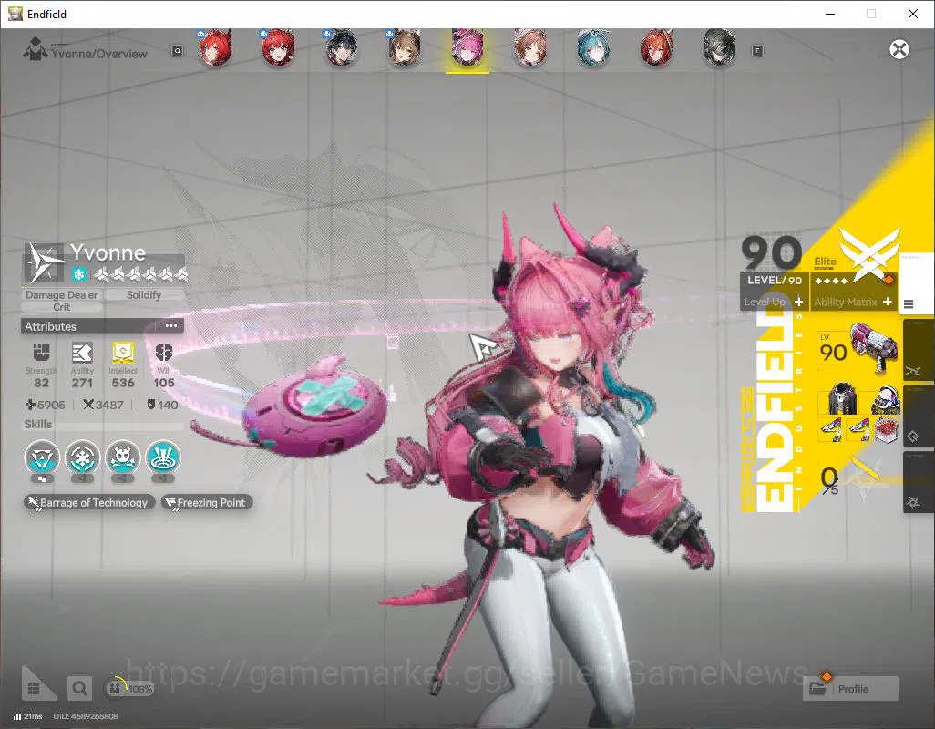 Arknights: Endfield Accounts ASIA|Lv58|SSR 6(3Limit)+13(*6WP)|[LaevatainP1,Gilb image 4
