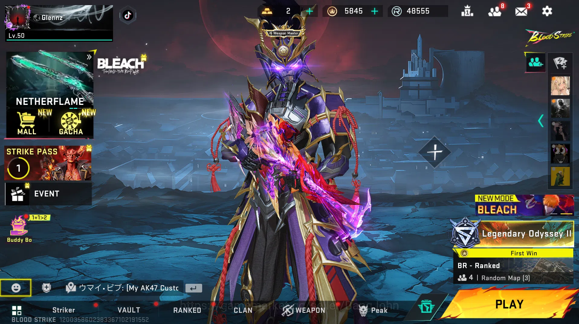 Blood Strike Accounts Asia|Eternal Zero| Evo Galil Eternal M4, KAG, M700 image 15