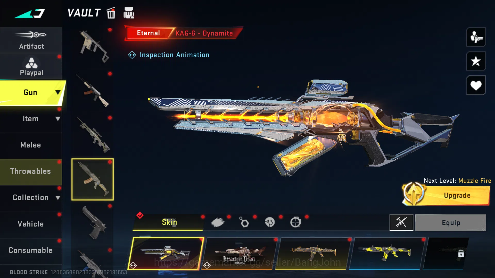 Blood Strike Accounts Asia|Eternal Zero| Evo Galil Eternal M4, KAG, M700 image 5