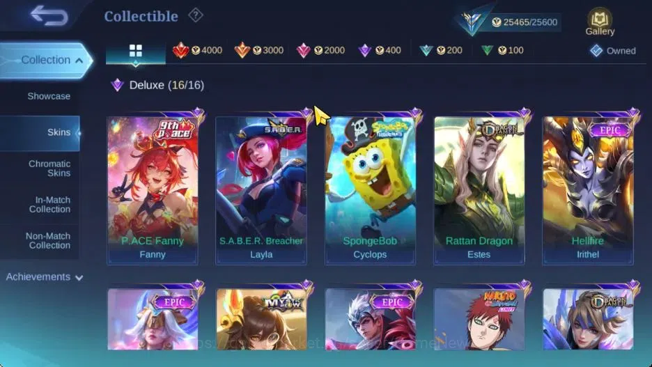 Mobile Legends: Bang Bang Accounts Hero 83|Skin 128|Pace Fanny,SpongB Cyc,SABER Layla image 7