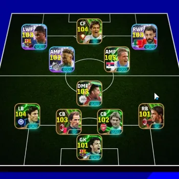 eFootball Accounts Others Android|Power 3192|21 Epic Dragan Stojkovic,David Villa,Javier Zanetti|11 Show Time Marcus
