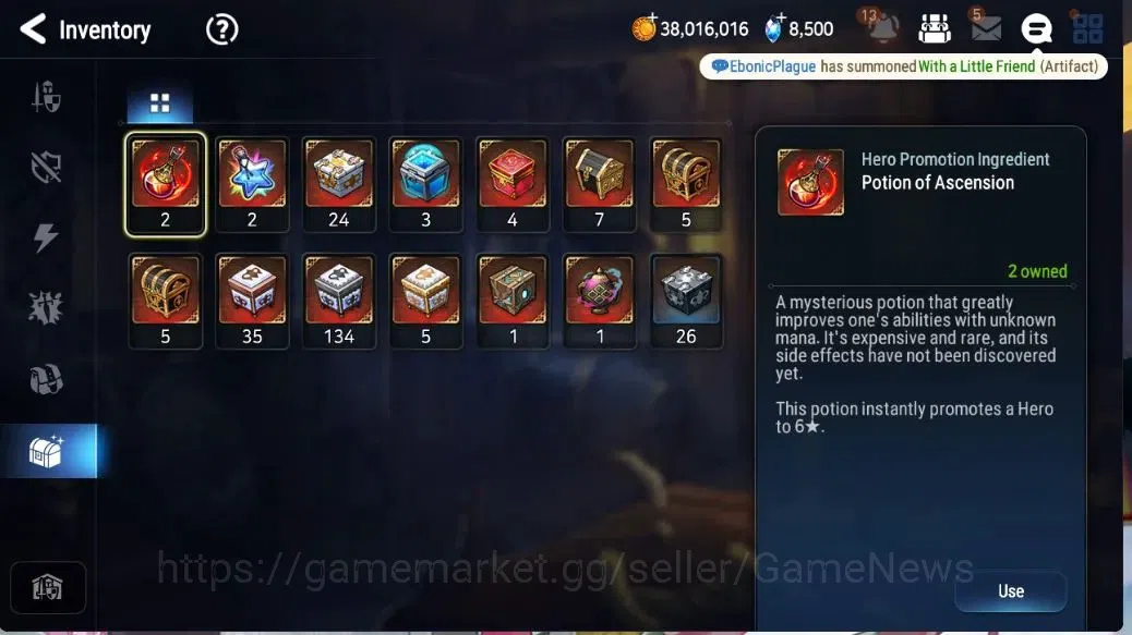 Epic Seven Accounts Limited Hero GLOBAL Unverif|New Era|6 ML(Salome,NM Luna,ABS Yufine,Belian)+Setsuka,TA Coli,Etc|PoH 15