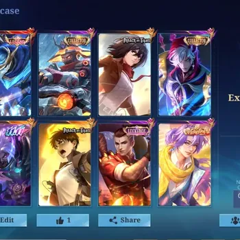 Mobile Legends: Bang Bang Accounts Collector Global|344 Skin|Exalted|Legend Gusion|AOT Fanny,Yin|11.11 Hayabusa|Collector Yi