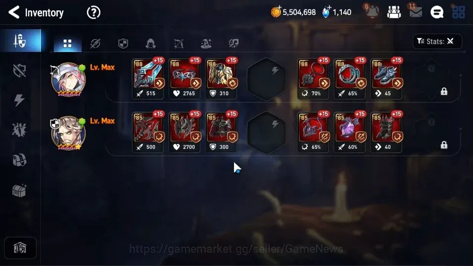 Epic Seven Accounts GLOBAL UnVerif|New Era|2 ML(Rhiana&Luciel,LCrescen image 12