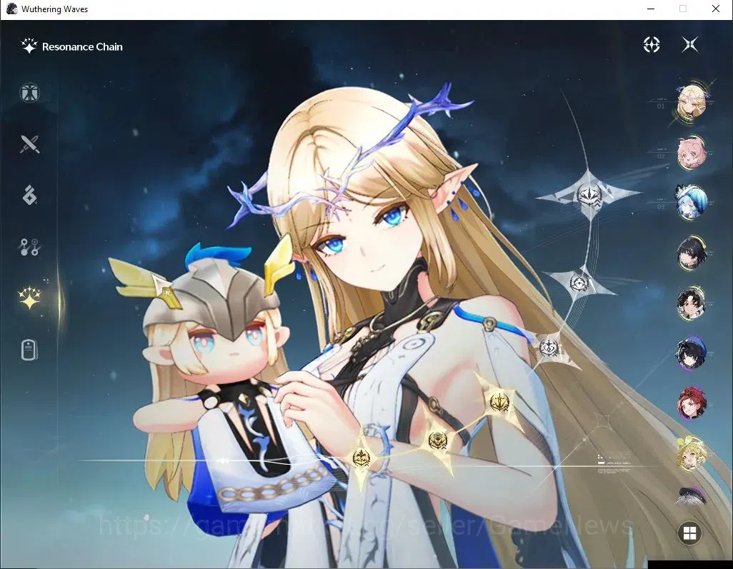 Wuthering Waves Accounts Others SEA|UL 56|3 Limited+3 Standard|(Cartethyia R3,Shorekeeper)+Sign, Rebecca,Encore Etc|MC 3