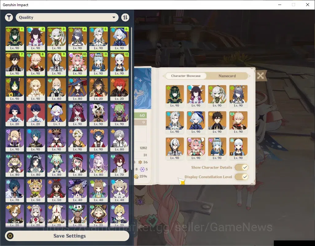 Genshin Impact Accounts ASIA|AR 60|38936 Primo|PremTeam [Nefer,Neuvil]+Sig image 2