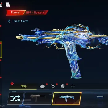 Blood Strike Accounts Collab Skin Asia|Eternal MP7 Tidesong,Deagle+Ultra Melee Staff|Collab AOT Female Titan,M4A1 Bof+Many