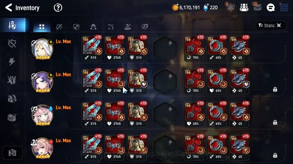 Epic Seven Accounts GLOBAL|UnVerif|5 ML(NM Luna,LW Peira,Belian,DB Sen image 11