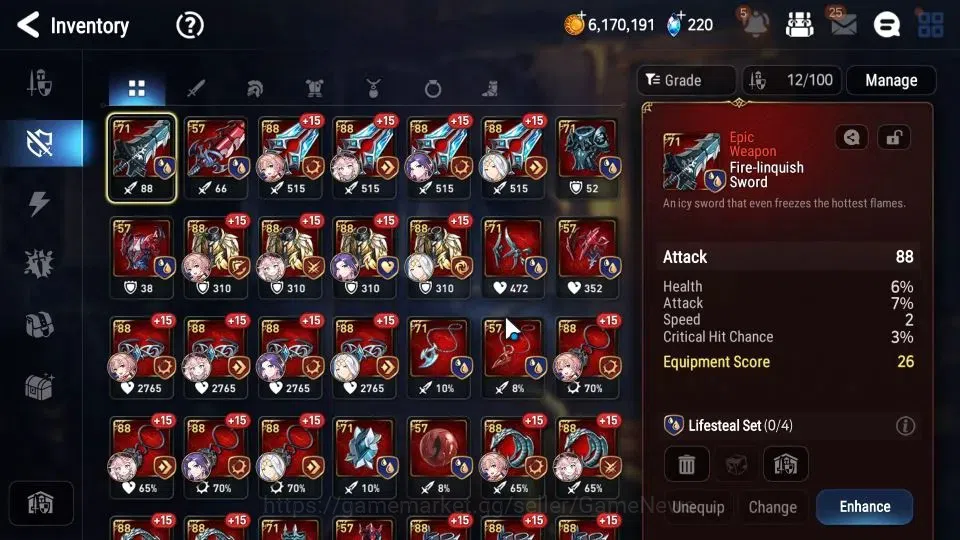 Epic Seven Accounts GLOBAL|UnVerif|5 ML(NM Luna,LW Peira,Belian,DB Sen image 12