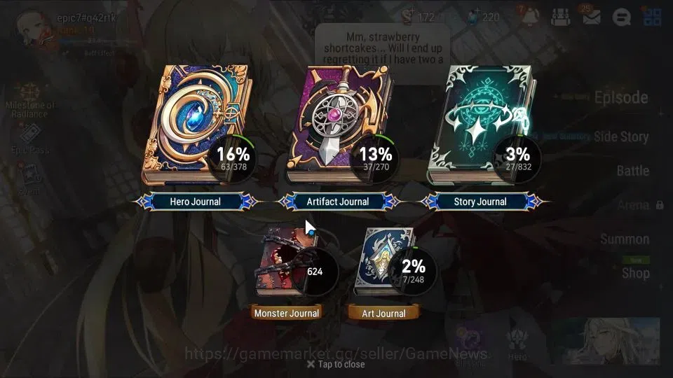 Epic Seven Accounts GLOBAL|UnVerif|5 ML(NM Luna,LW Peira,Belian,DB Sen image 3