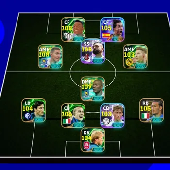 eFootball Accounts Legends & Iconic Players 6 MANAGER BOOSTER | COLECTIVE 3245+,NEW MAKALELE x BLITZ MOH SALAH x EDEN