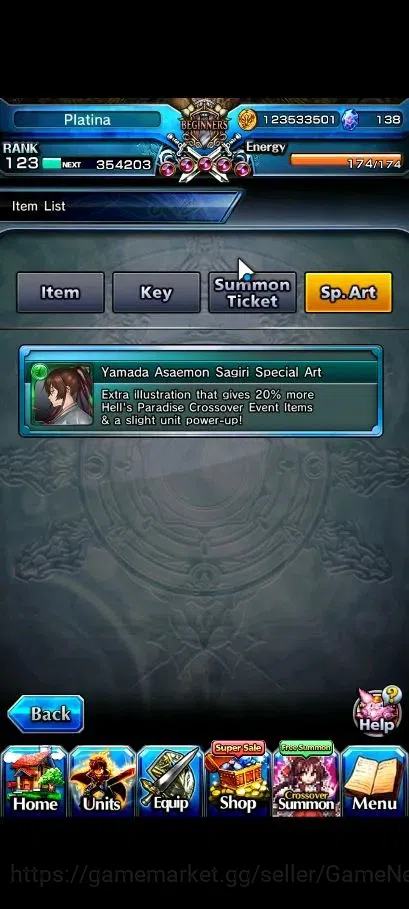 Grand Summoners Accounts Global|Rank 123|1 Sp Art|25 Ascend+18 TW|(Roy,S Mi image 2