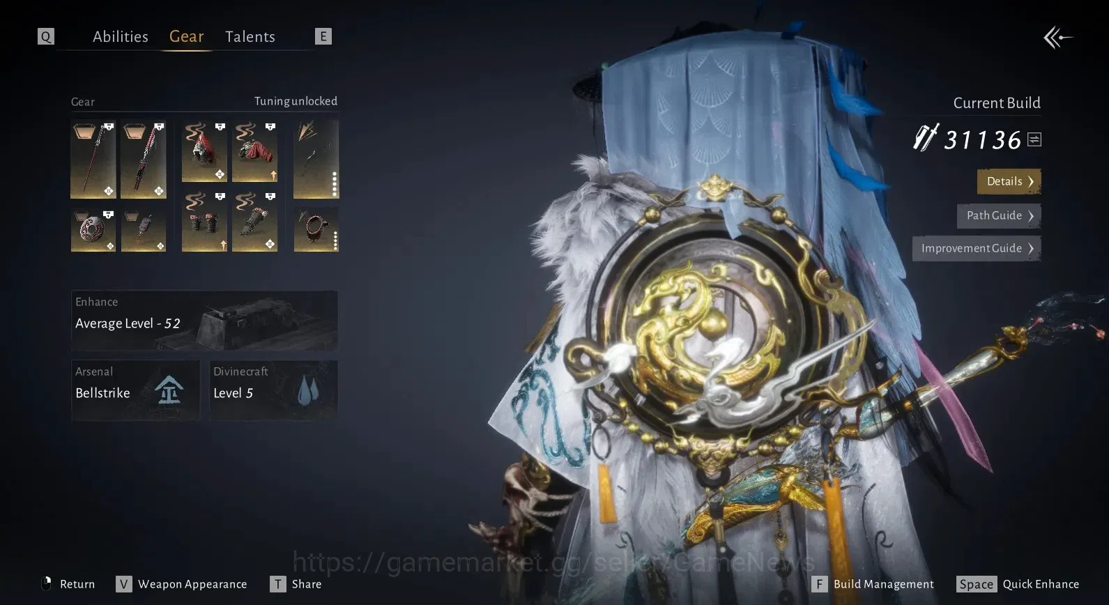 Where Winds Meet Accounts Global|Lv95|GS 31K|2HC UNUSED|Luminous Drift,Swords of 12