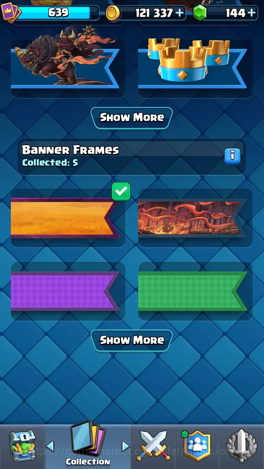 Clash Royale Accounts Mobile |KTL 11|Trophy 5044|Card 74|8 Hero|6 Evo|Lv image 14