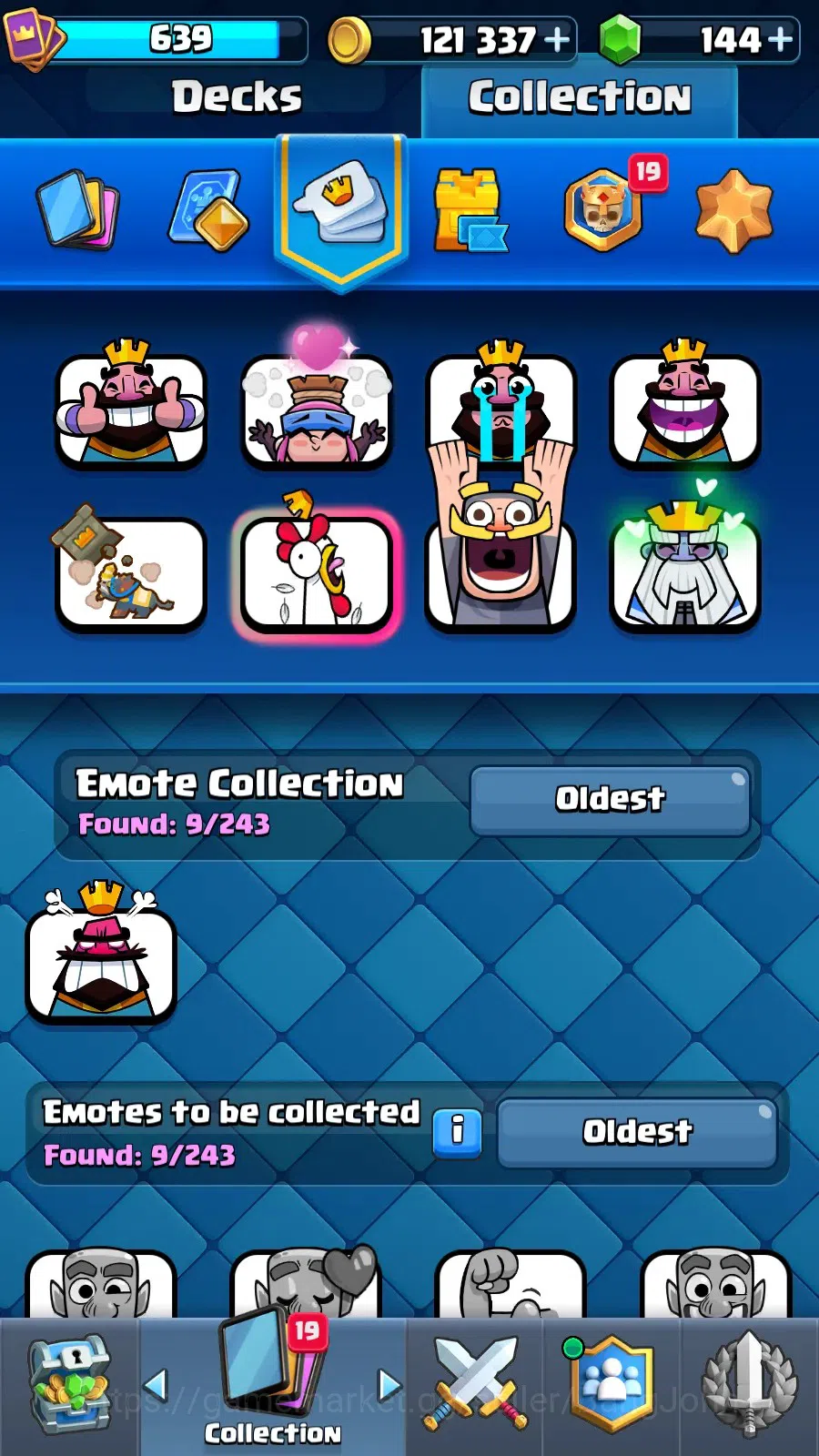 Clash Royale Accounts Mobile |KTL 11|Trophy 5044|Card 74|8 Hero|6 Evo|Lv image 16
