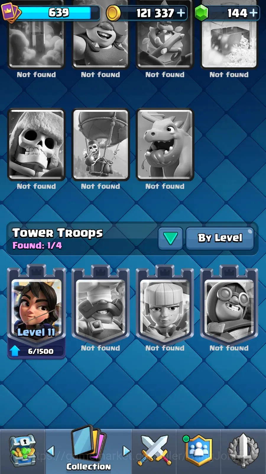 Clash Royale Accounts Mobile |KTL 11|Trophy 5044|Card 74|8 Hero|6 Evo|Lv image 5