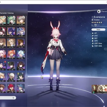 Honkai Star Rail Accounts Others Asia|TL 66|8 Limited|Aventurine Waveflair,Evanescia