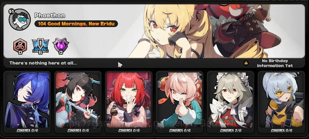 Zenless Zone Zero Accounts ASIA|IK 51|1,4K Polyc|4 Limit,Promeia PremTeam[Pro image 5