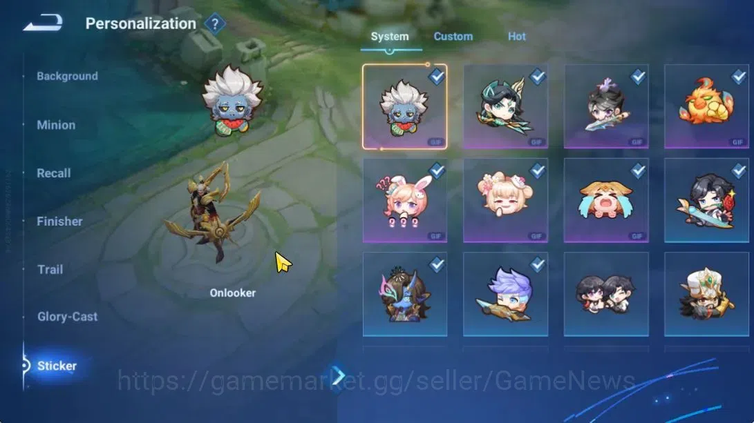Honor of Kings Accounts Hero107 Skin96|Legend(Li Xin),Epic(LuBu),Lny24(DaQ image 10