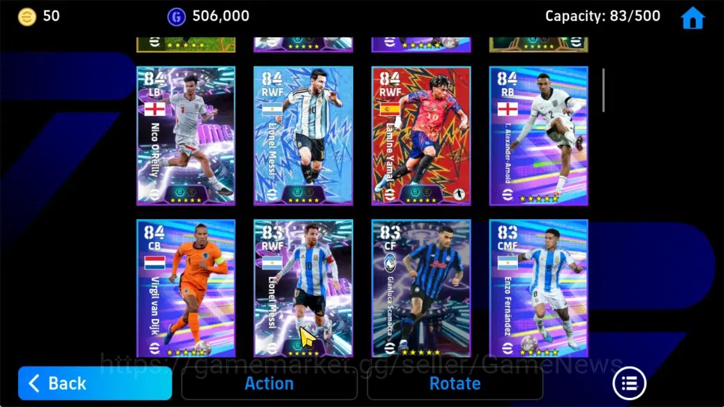 eFootball Accounts Android|Epic Pepe,Showtime Nico Paz,Nico Reilly,Li image 4