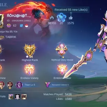 Mobile Legends: Bang Bang Accounts Collector Global|Skin 210|Renowned|Collector