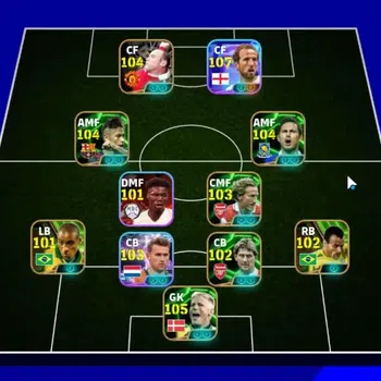 eFootball Accounts Legends & Iconic Players Android|Many Legend Player|Show Time Harry Kane|23