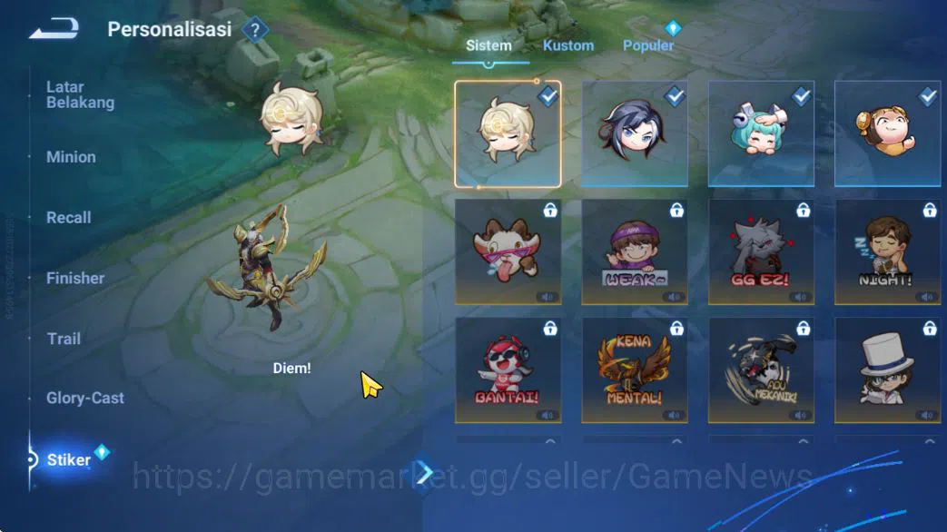 Honor of Kings Accounts Hero 18 Skin 4|Fresh Starter| (Consort Yu Legend) image 4