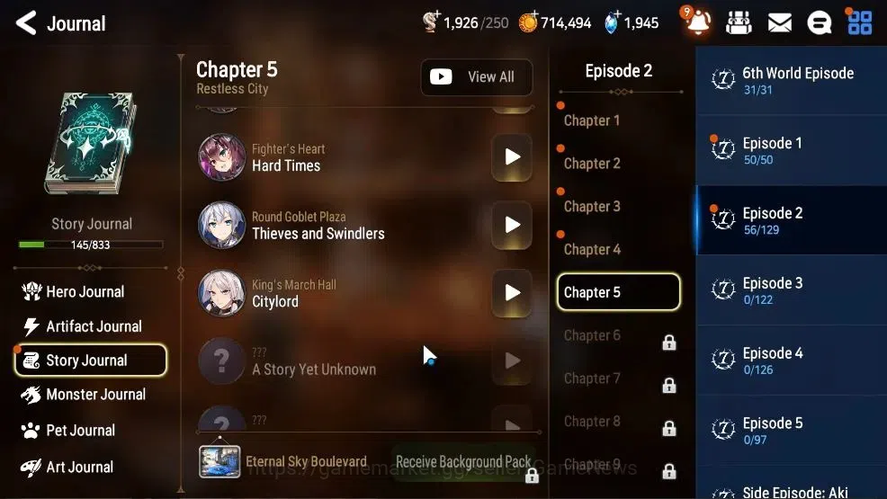 Epic Seven Accounts GLOBAL UnVerif|3 ML(Monarch Sword Iseria,LH Cermia image 10