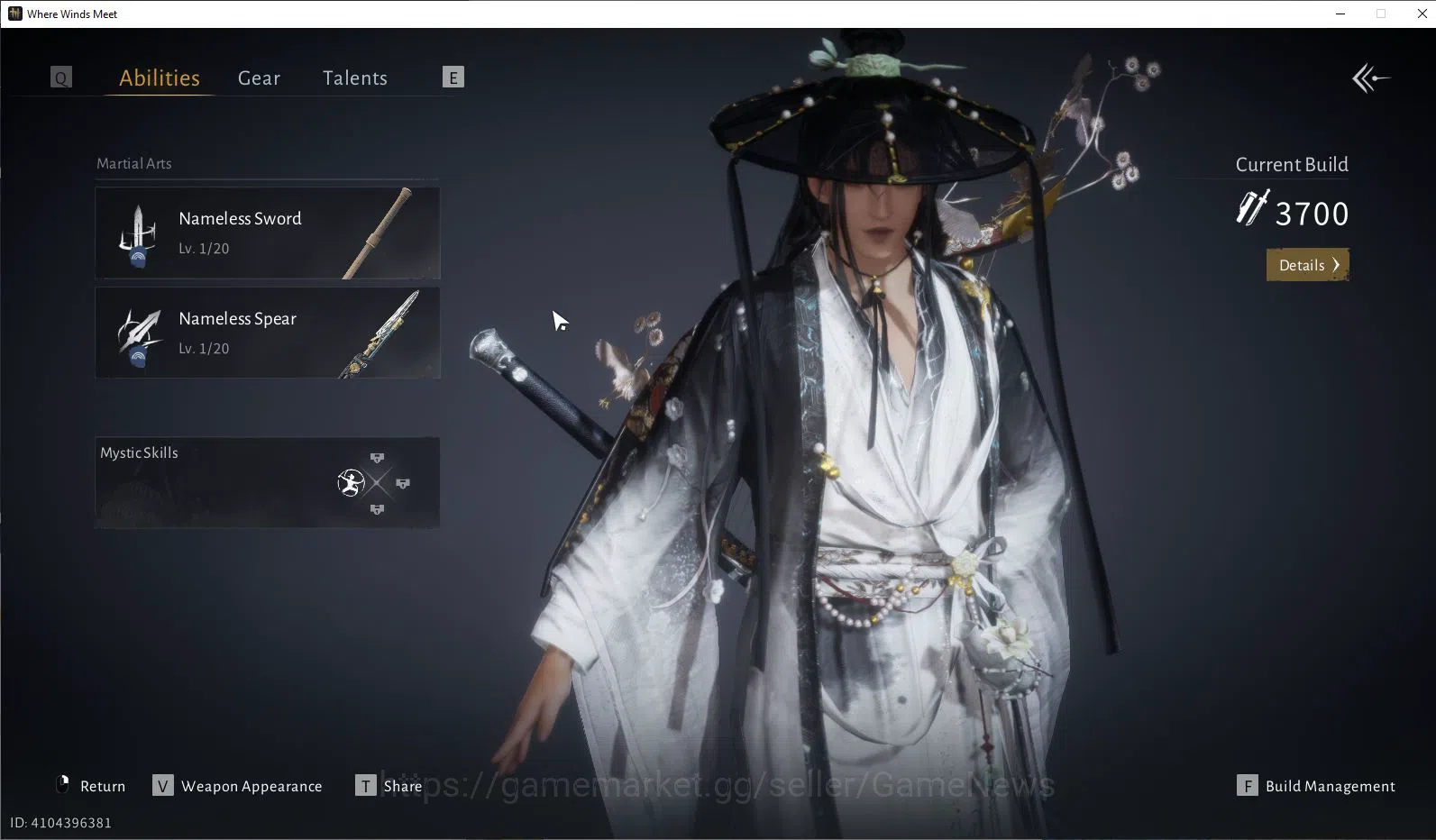Where Winds Meet Accounts GLOBAL Lv5| Fresh Starter 1 Set Skin Lagend Elegy  image 6