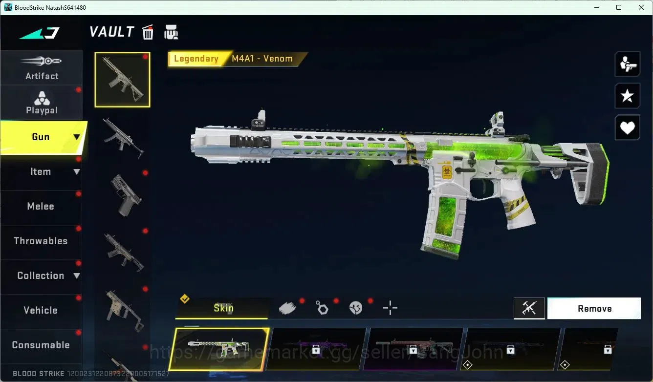 Blood Strike Accounts ASIA | LMT MP7 Verdant Gleam|TOKYO REVENGER MB2|2  image 6