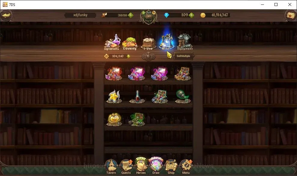The Seven Deadly Sins: Grand Cross Accounts Global|2M CC|87 LS+109 DM|3 LR+6 UR+Gachiakuta|Bur image 17