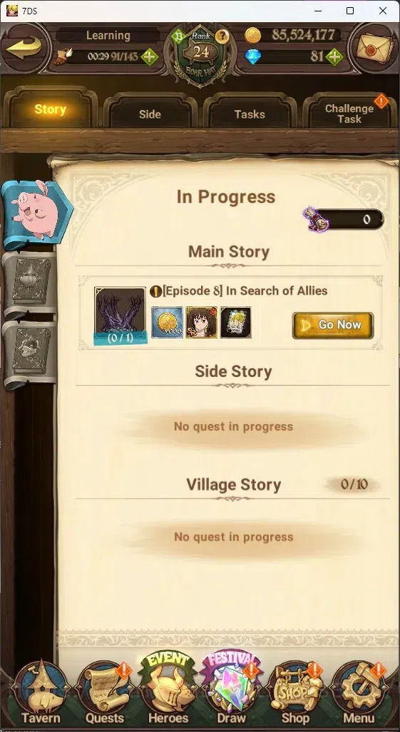 The Seven Deadly Sins: Grand Cross Accounts GLOBAL|3,2M CC|230 LS|1 LR 9 UR+Collab ReZero|Eliz image 12